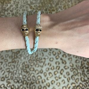 Skull wrap bracelet